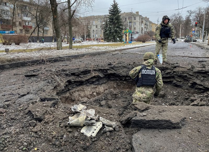 Russian Missile Strike Sends Terrified Civilians Scrambling To Find ...