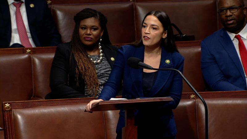 Watch: Alexandria Ocasio-Cortez accuses House Republicans of racism in heated floor speech  | CNN Politics