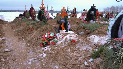Sevalnev is buried at a cemetery outside of Moscow. His wife was told by a Russian separatist official that he died of shrapnel injuries.