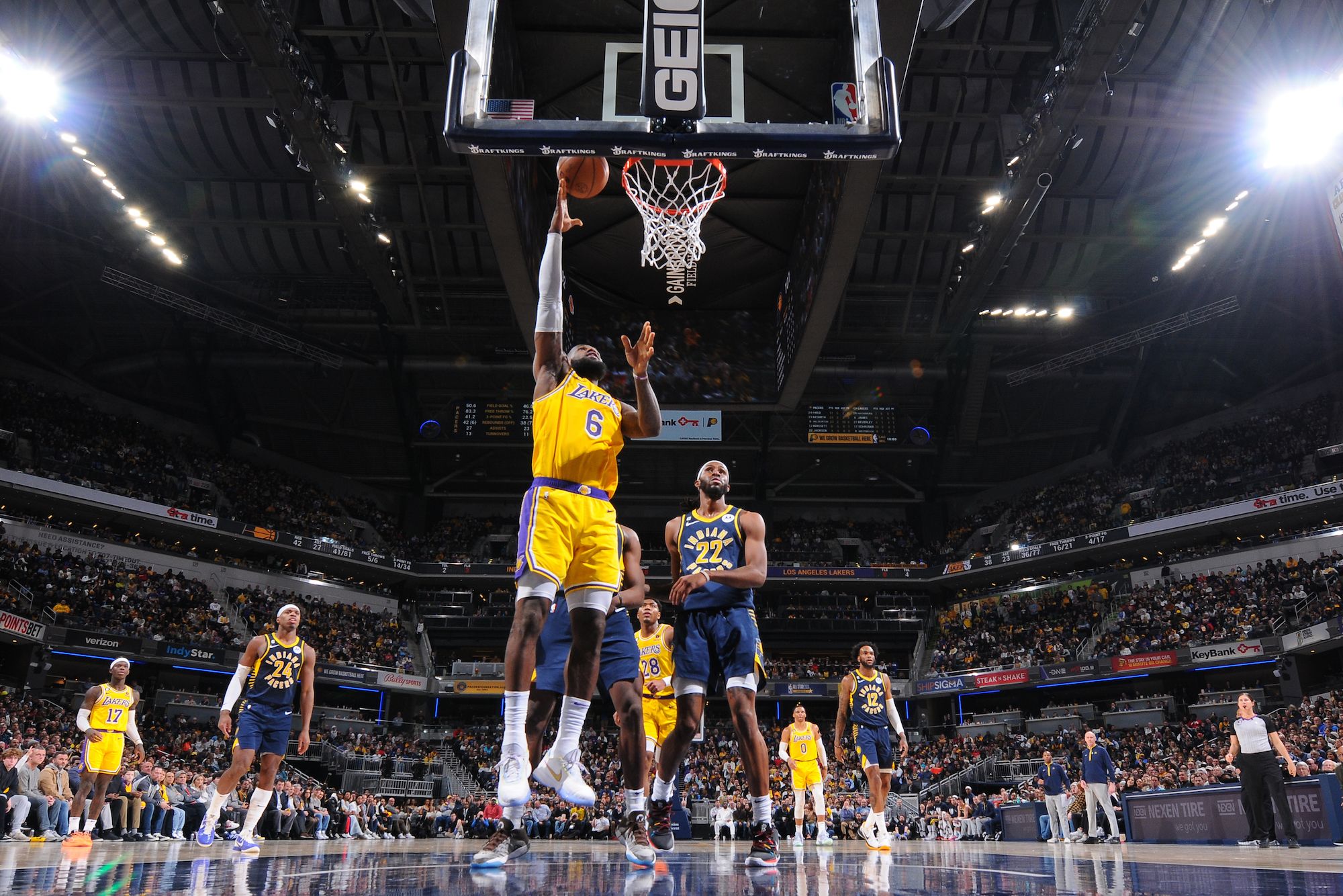 LeBron James edges closer to scoring record with 26 points in Los Angeles  Lakers' win over Indiana Pacers