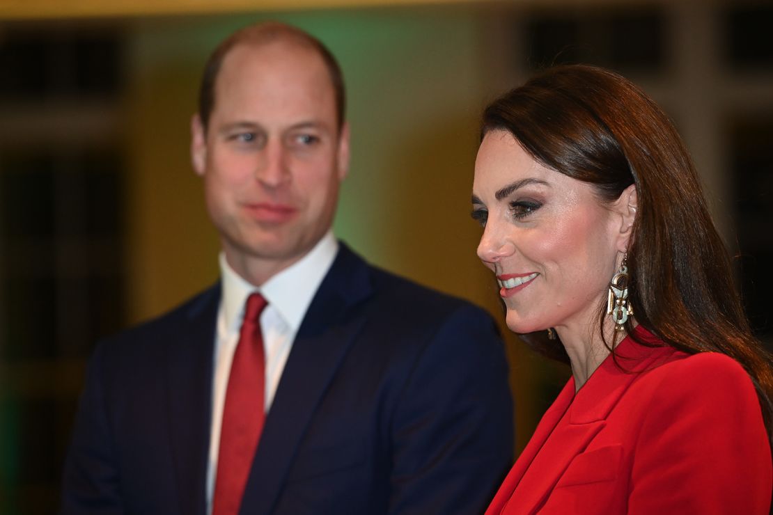 The Waleses attend a pre-campaign launch event, hosted by The Royal Foundation Centre for Early Childhood, at BAFTA on January 30.
