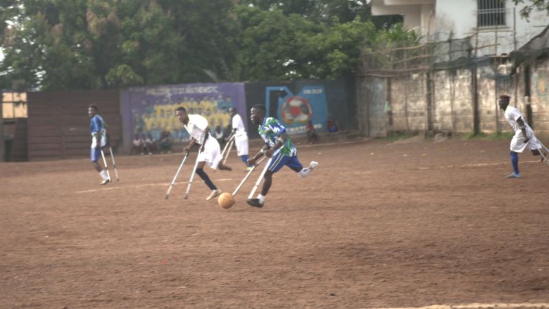 'Ambassadors of peace': Amputee football association brings together Sierra Leone's civil war survivors