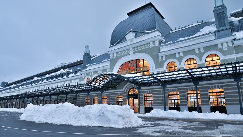 Abandoned train station transformed into spectacular hotel CNN