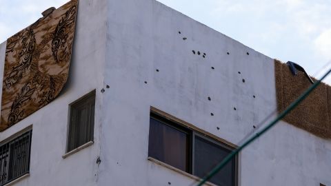 The house of Mohammed Abu al-Hayja seen from the outside.