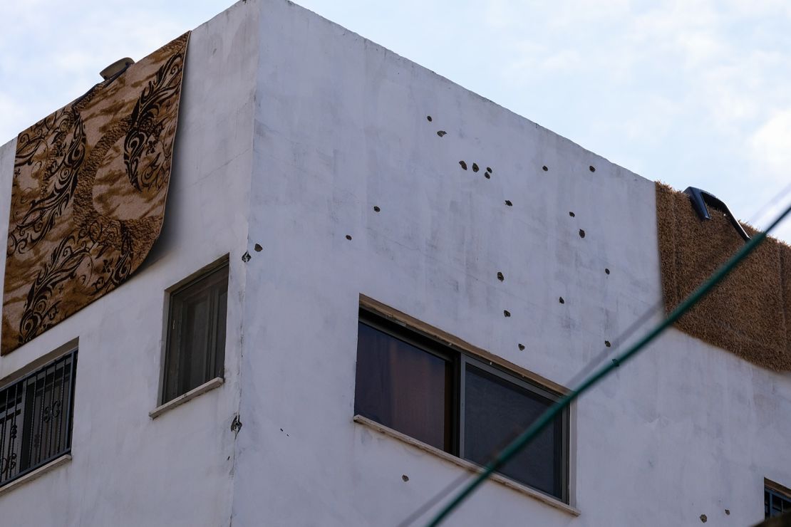 Mohammed Abu al-Hayja's house, seen from the outside.