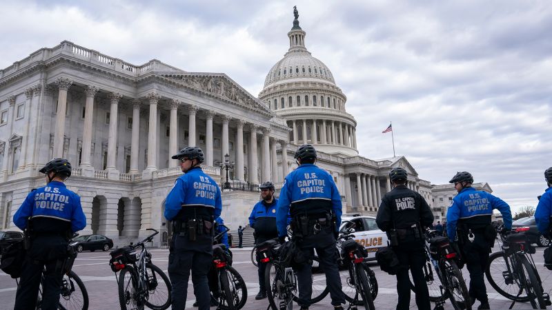 US Capitol Police ramp up security ahead of Biden's State of the Union address 