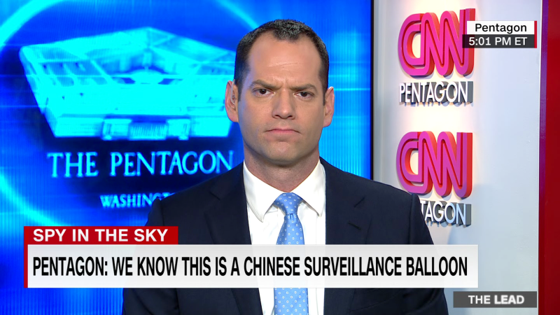 Pentagon officials are convinced the object floating over the U.S. is a Chinese surveillance balloon | CNN