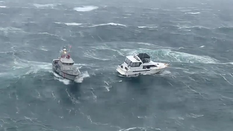 Man wanted for leaving a dead fish at ‘The Goonies’ house saved by Coast Guard in daring rescue | CNN