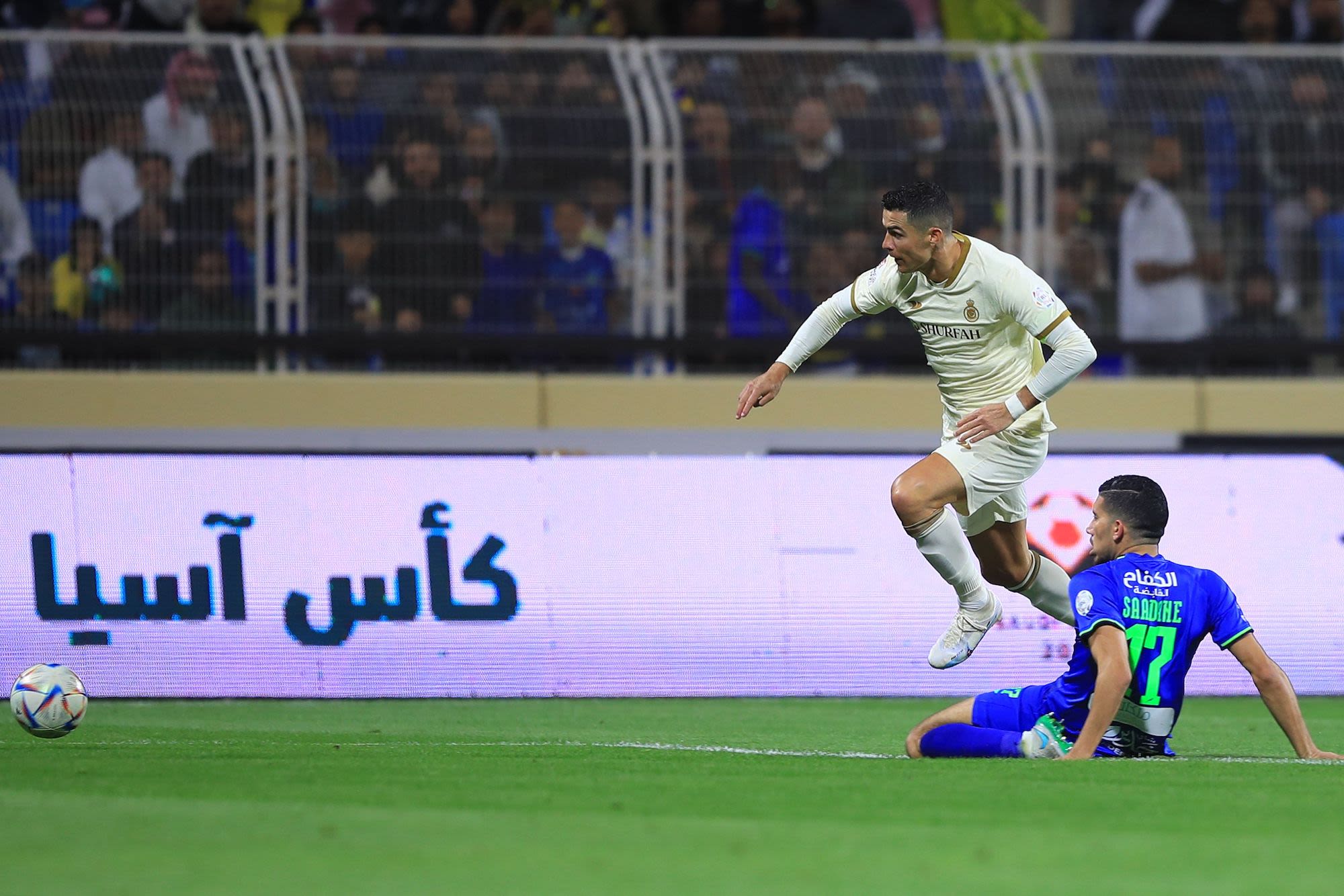 Cristiano Ronaldo scores two goals to lead Al-Nassr to first Arab