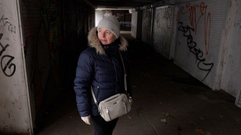 Some residents like Tatiana have returned to Kherson because they cannot afford anywhere else.
