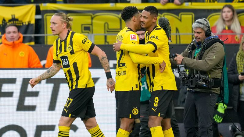Sebastien Haller: Borussia Dortmund striker scores first goal after return from cancer treatment