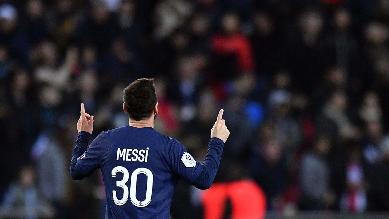 Messi has scored 10 league goals so far this season. 