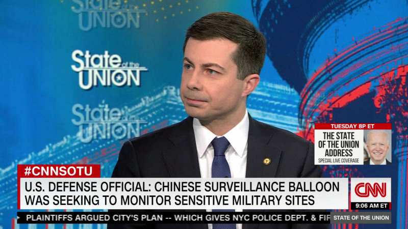 ‘Unacceptable intrusion’: Buttigieg touts takedown of suspected Chinese spy balloon | CNN Politics