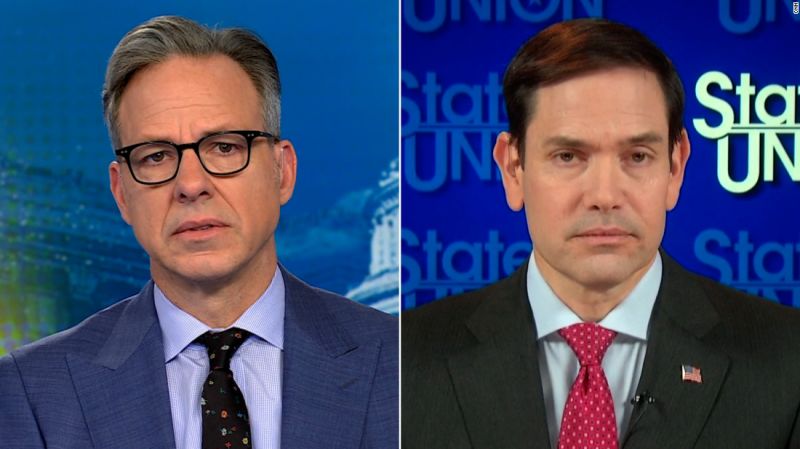 Tapper asks Sen. Rubio about claims of spy balloons during Trump admin | CNN Politics