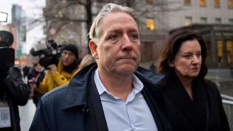 Charles McGonigal, former special agent in charge of the FBI's counterintelligence division in New York, leaves court, Jan. 23, 2023, in New York.