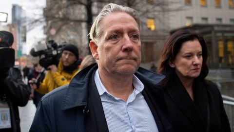 Charles McGonigal, former special agent in charge of the FBI's counterintelligence division in New York, leaves court, Jan. 23, 2023, in New York. 