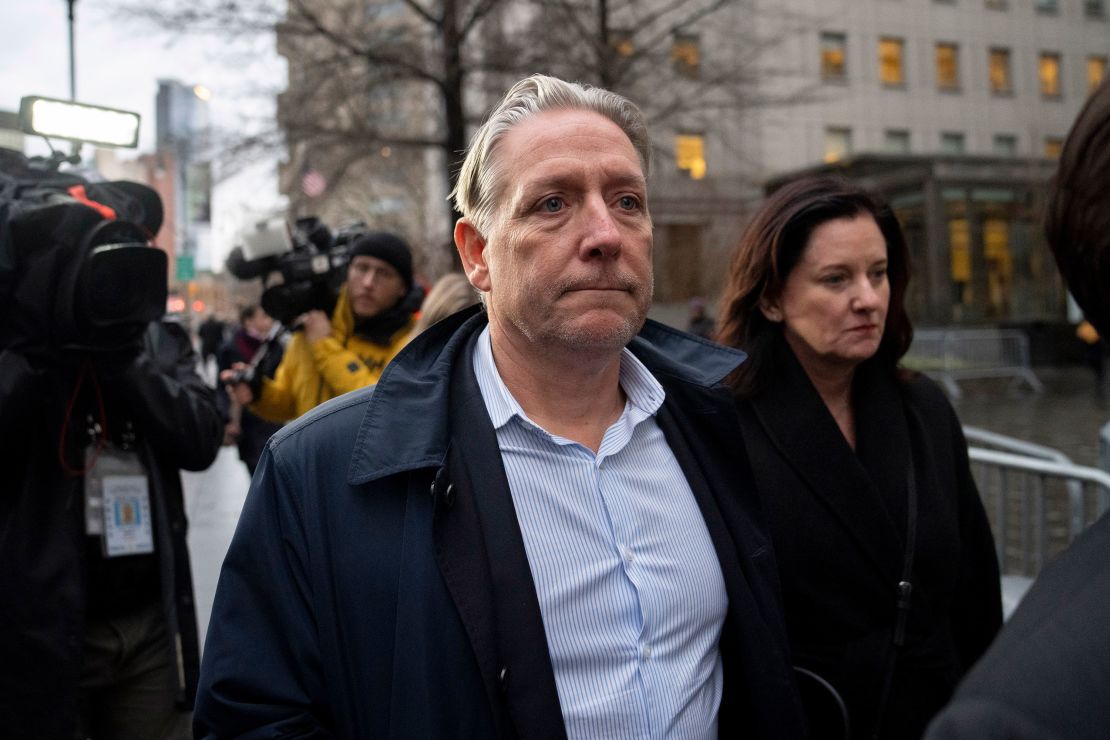 Charles McGonigal, former special agent in charge of the FBI's counterintelligence division in New York, leaves court, Jan. 23, 2023, in New York. 