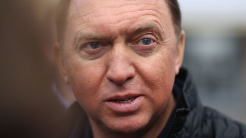 Oleg Deripaska, Russian billionaire, arrives at the GAZ Group plant in Nizhny Novgorod, Russia in 2019.