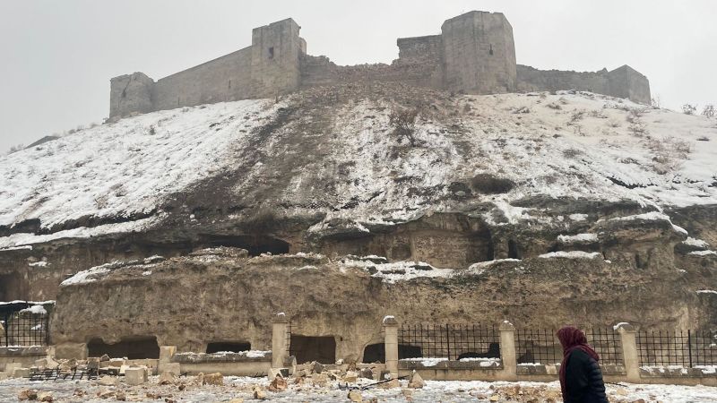 NextImg:Ancient castle used by Romans and Byzantines destroyed in Turkey earthquake | CNN