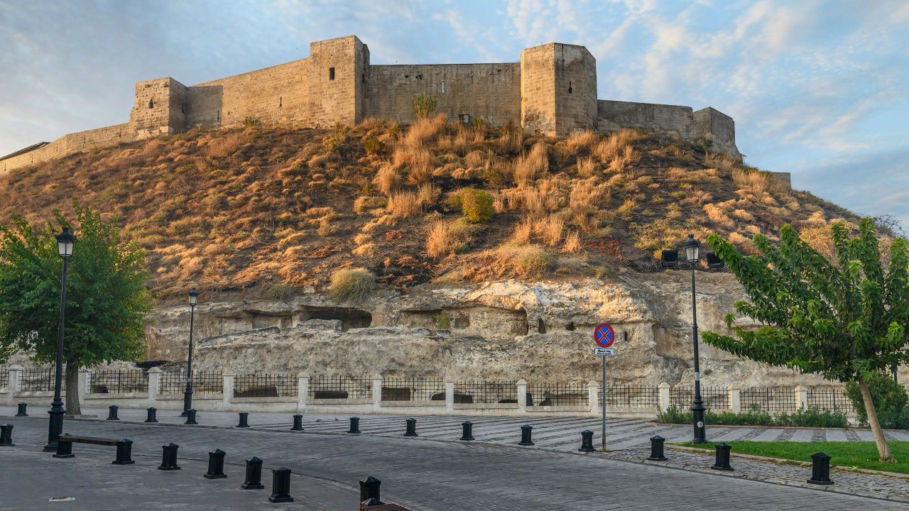 Gaziantep Castle is seen in this file image.