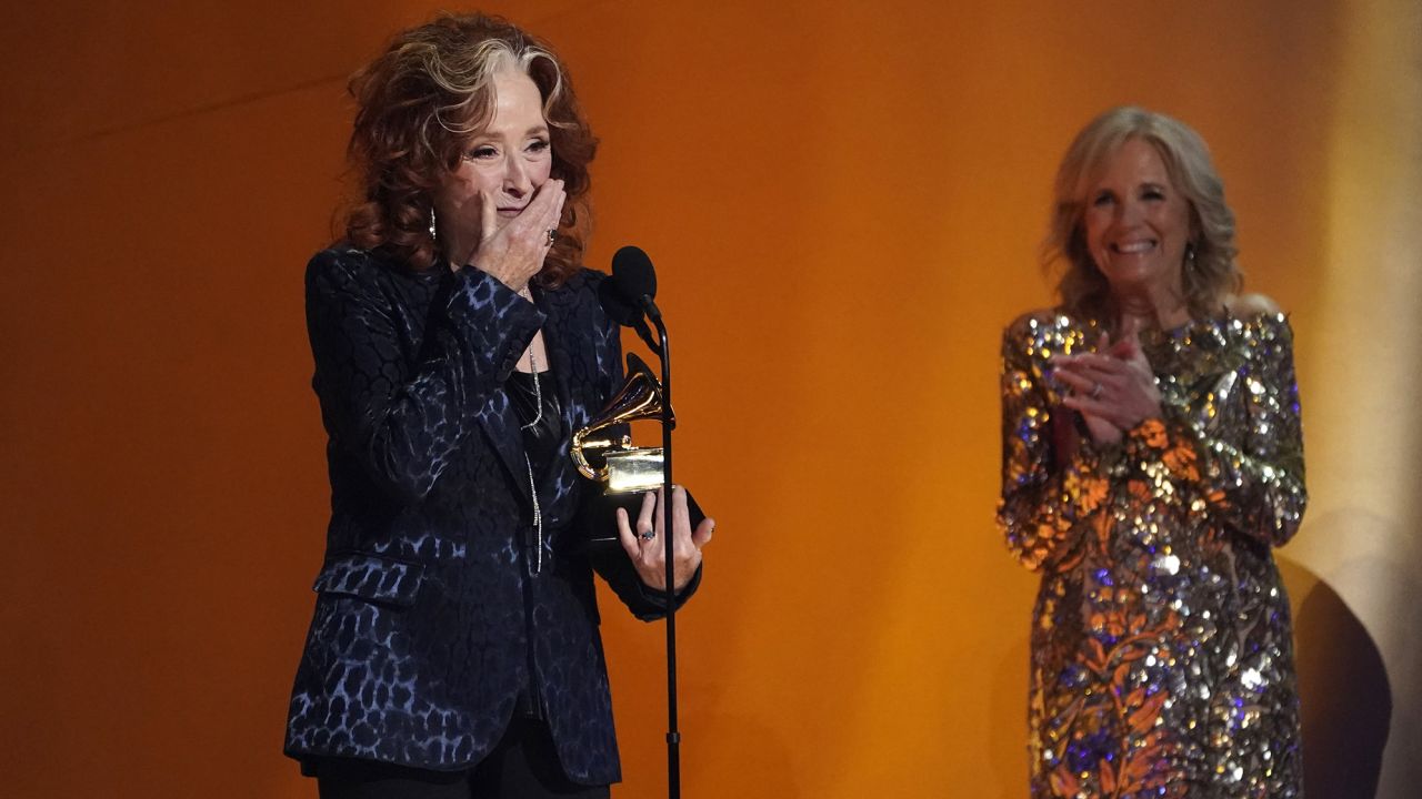 Bonnie Raitt was stunned to win the Grammy for Song of the Year CNN