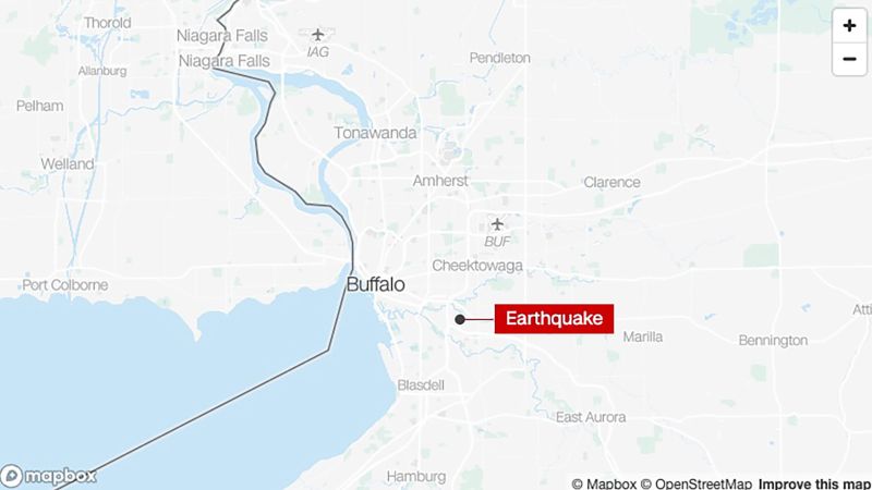 NextImg:3.8 magnitude earthquake rattles the Buffalo, New York, area | CNN