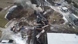 February 5, 2023: NTSB Investigators conduct Unmanned Aircraft System operations for the Norfolk Southern freight train derailment near East Palestine, Ohio.