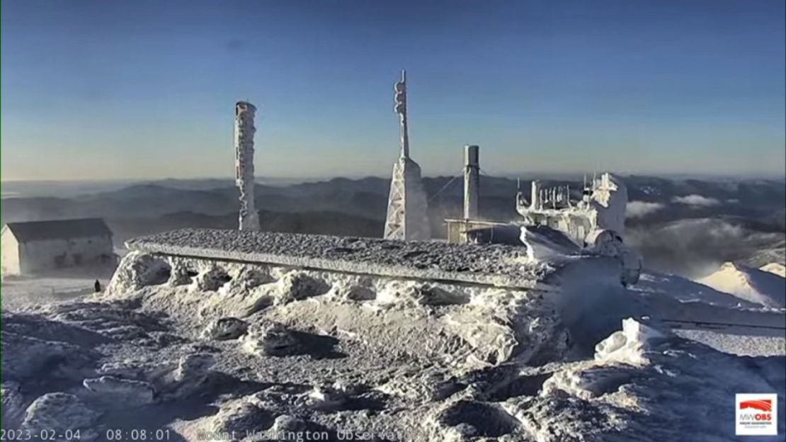 Mount Washington Observatory is seen on February 4, 2023.
