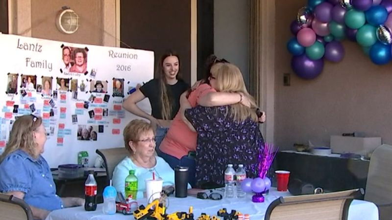 NextImg:See the moment a woman reunites with her birth family | CNN