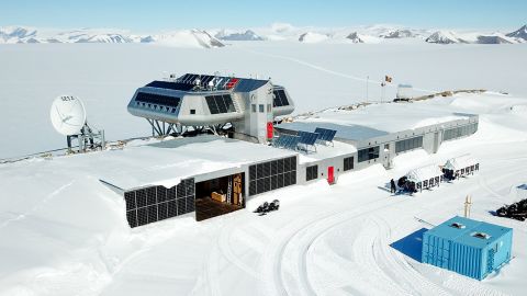 The Princess Elisabeth research station in Antarctica.