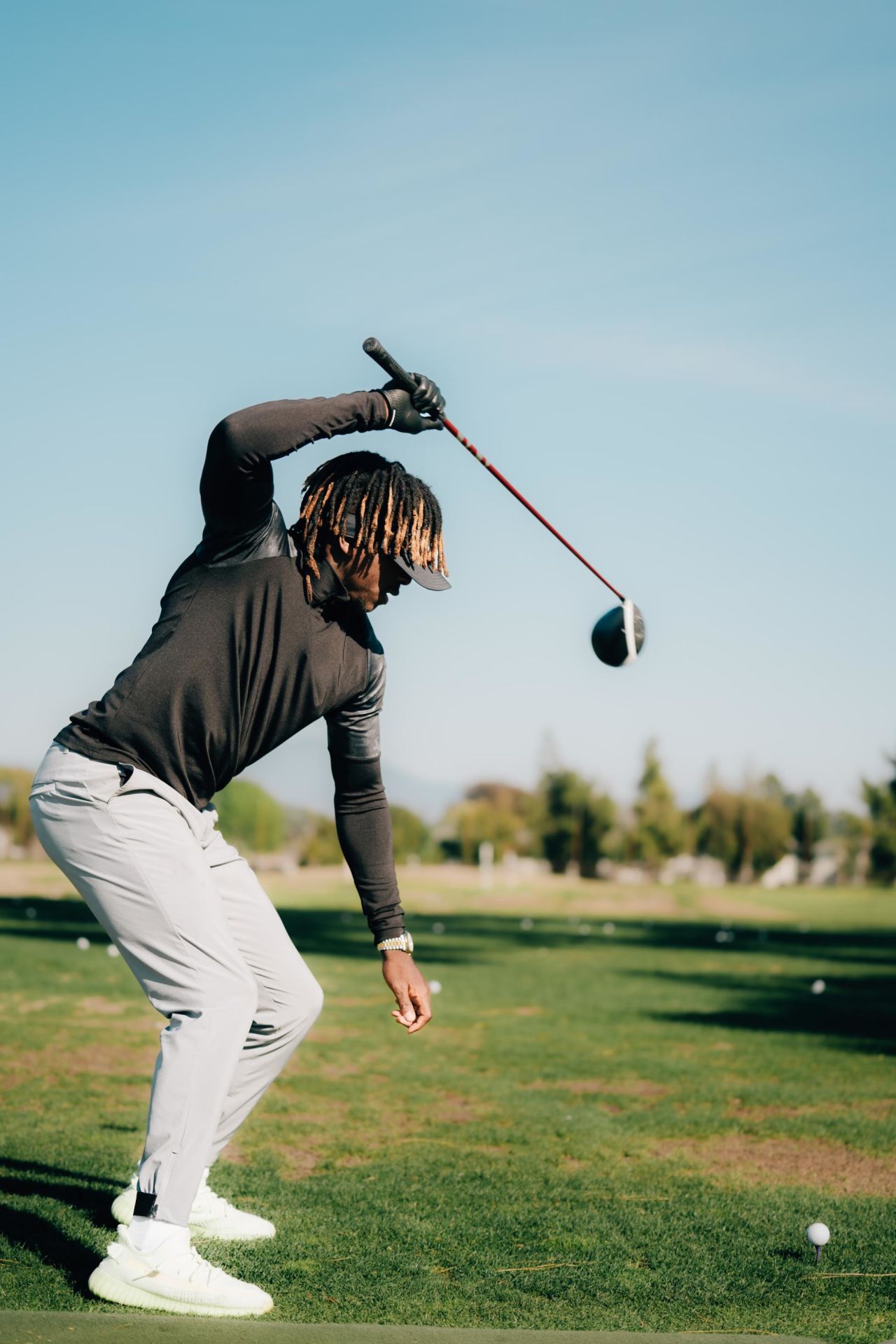 Last year, Canesi played a round with Eliezer Paul-Gindiri, a viral TikTok star better known as <a href="https://www.edition.cnn.com/2022/08/25/golf/snappy-gilmore-one-handed-golf-tiktok-eliezer-paul-gindiri-spc-spt-intl/index.html" target="_blank">Snappy Gilmore</a> for his booming, one-handed technique. "Great guy, great energy," Canesi said. "We made a video together where people think it's impressive that he plays one hand, but I play no hand."