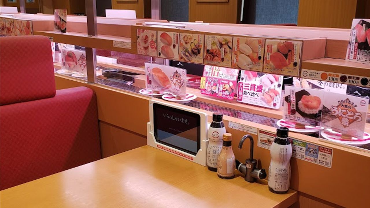 Sushiro, the Japanese sushi chain, is replacing real sushi with photographs of sushi on its conveyor belts. 