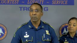 Louisiana State Police Superintendent Col. Lamar Davis provides an update during a news conference Monday on the investigation into the shooting death of Alonzo Bagley by a Shreveport Police Department officer.