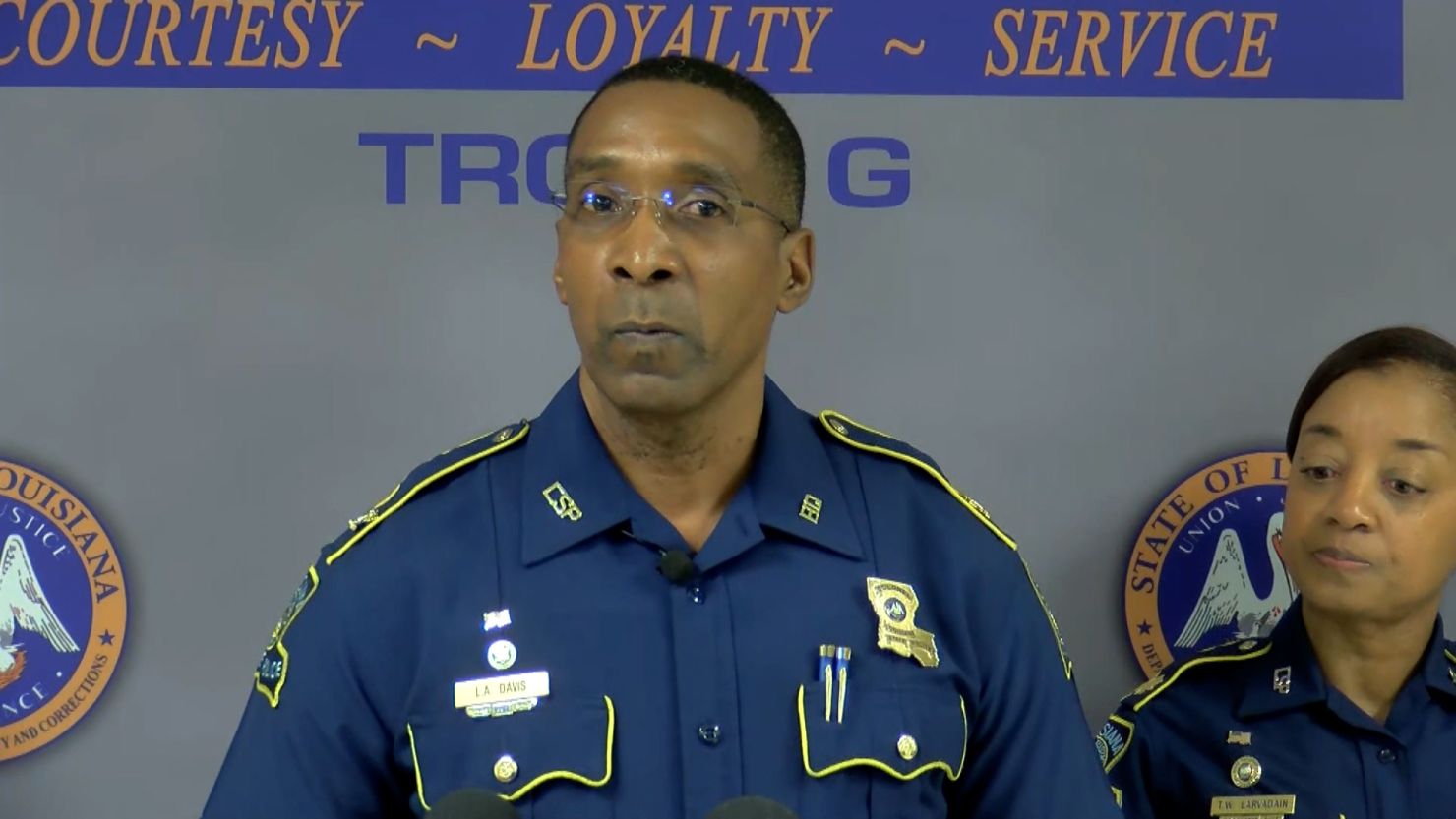 Louisiana State Police Superintendent Col. Lamar Davis discusses the investigation into the shooting death of Alonzo Bagley by a Shreveport Police Department officer.
