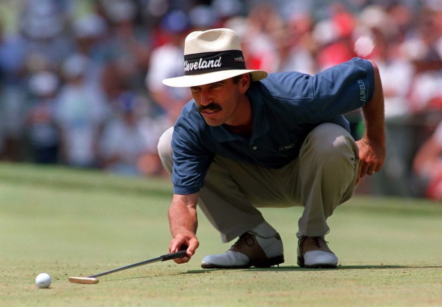 'Boasting a mustache for the ages, Corey Pavin was at the peak of his powers in the mid 1990s. "Bulldog" won 15 events on the PGA Tour, including the 1995 US Open, and reached a career-high World No. 2 ranking the following year.