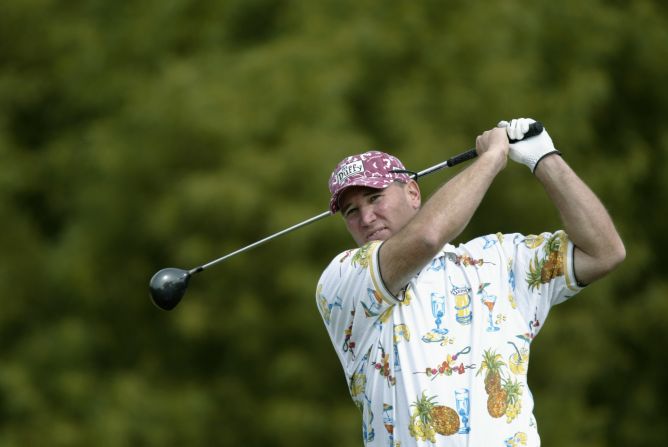 No stranger to a Hawaiian shirt on the fairways, four-time PGA Tour winner Duffy Waldorf brought a tropical feeling to the 2002 Phoenix Open in Scottsdale.