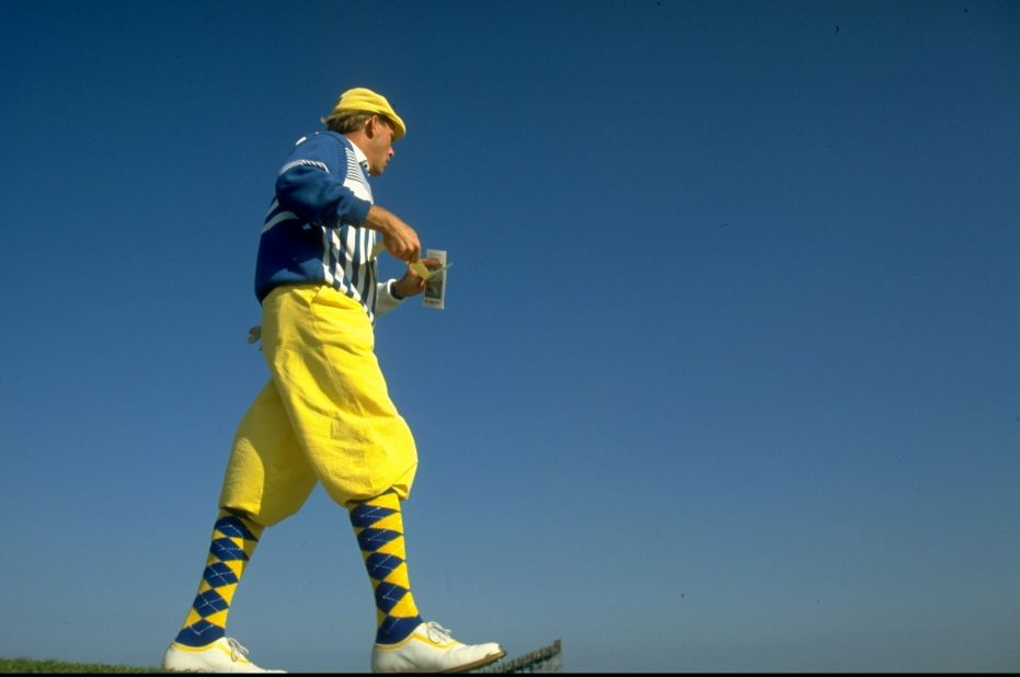 Who said golfers had dull wardrobes? Here are some of the most eye-catching examples of golf fashion from over the years.<br />A beloved player revered as much for his style as his ability, Payne Stewart (pictured, in 1990) was a golf fashion icon. A three-time major winner, Stewart's seemingly endless range of styles made him an unmistakable presence on the fairways until his tragic death, aged 42, in an airplane accident in 1999.