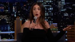 alison brie tonight show rapping somebody i used to know 01