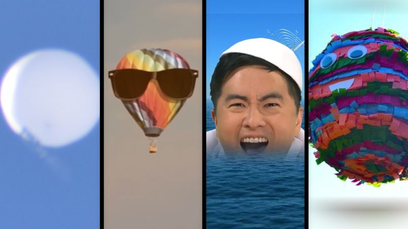 NextImg:Chinese balloon drama spawns joke explosion | CNN Business
