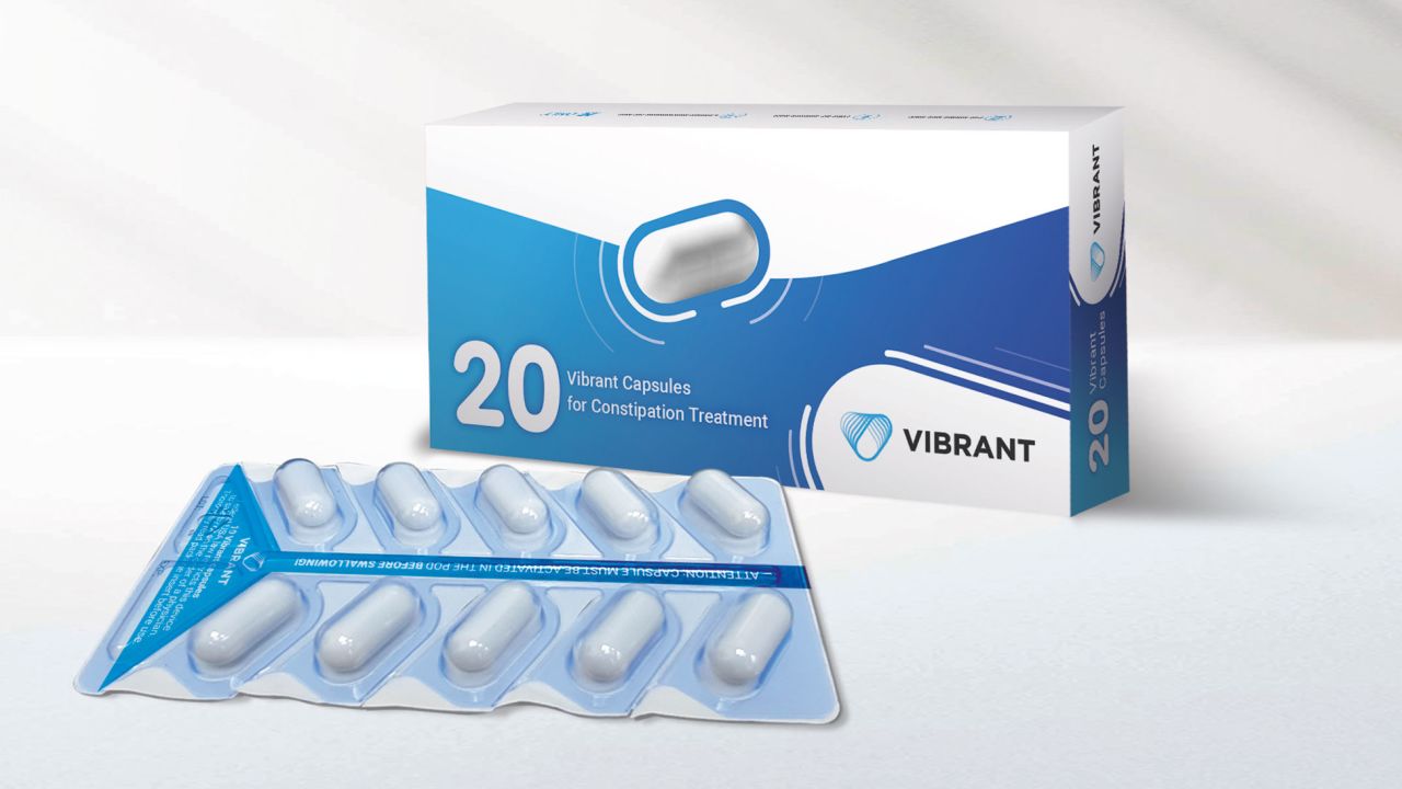 Daily Vibrant capsules aren't a cure for chronic constipation, but they were effective in a small clinical trial. Instead of releasing medication, they vibrate to stimulate the colon.