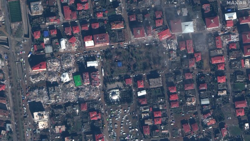 Read more about the article Before and after satellite images bring earthquake destruction in Turkish towns into full view – CNN