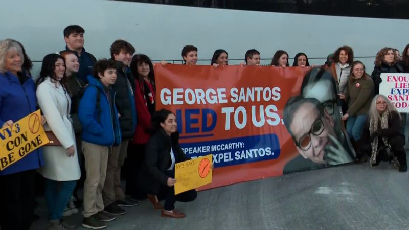 Video: Hear Santos respond to constituents calling for his resignation | CNN Politics