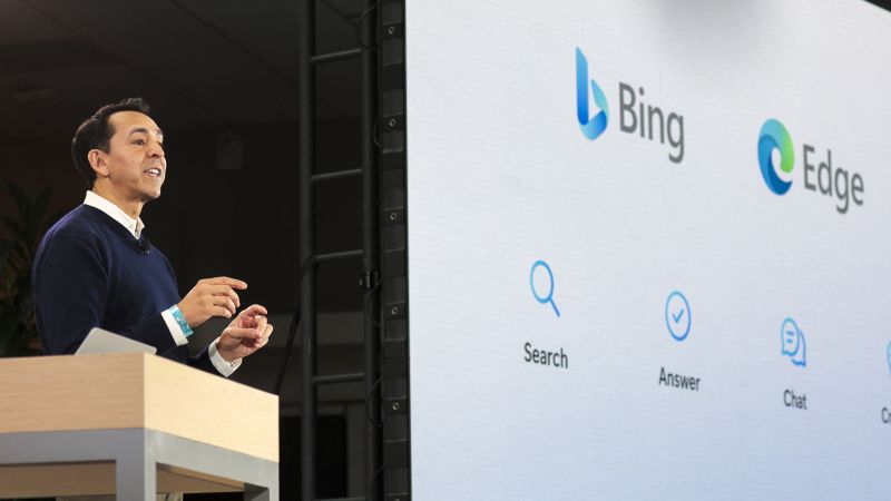 See what it’s like to use Bing’s new AI search feature | CNN Business