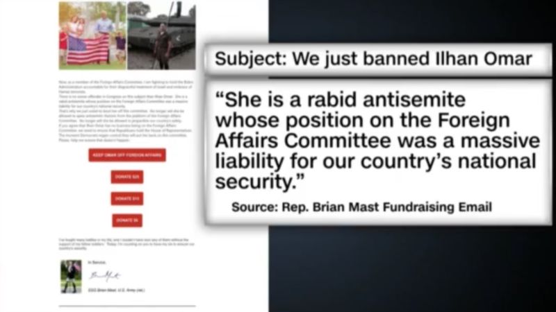 NextImg:Watch: Rep. Omar's responds to GOP fundraising off her removal from key committee | CNN Politics
