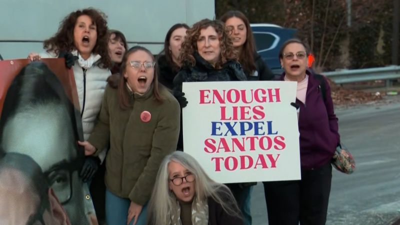 ‘You are unfit for office’: Constituents call for Santos’ removal | CNN Politics