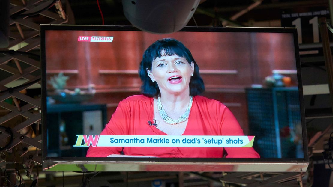 Samantha Markle pictured during an ITV interview in 2018.