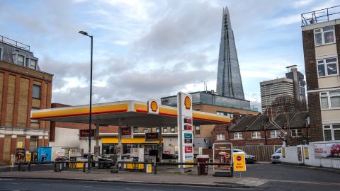 LONDON, ENGLAND - FEBRUARY 02: A Shell petrol station is pictured on February 2, 2023 in London, England. The British multinational oil and gas company reported profits of $39.9 billion (£32.2 billion) in 2022, double the prior year's total. (Photo by Carl Court/Getty Images)