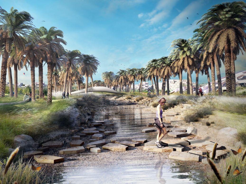 "The whole world is moving towards a greener economy," says Bagherian. "The strongest economies are going to be the ones who are able to transition towards sustainability at the earliest possible opportunity." Pictured in this rendering, designs for the Nexgen Sustainable City.