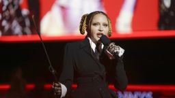 LOS ANGELES - FEBRUARY 5: Madonna at THE 65TH ANNUAL GRAMMY AWARDS, broadcasting live Sunday, February 5, 2023 (8:00-11:30 PM, LIVE ET/5:00-8:30 PM, LIVE PT) on the CBS Television Network, and available to stream live and on demand on Paramount+*. (Photo by Francis Specker/CBS via Getty Images)