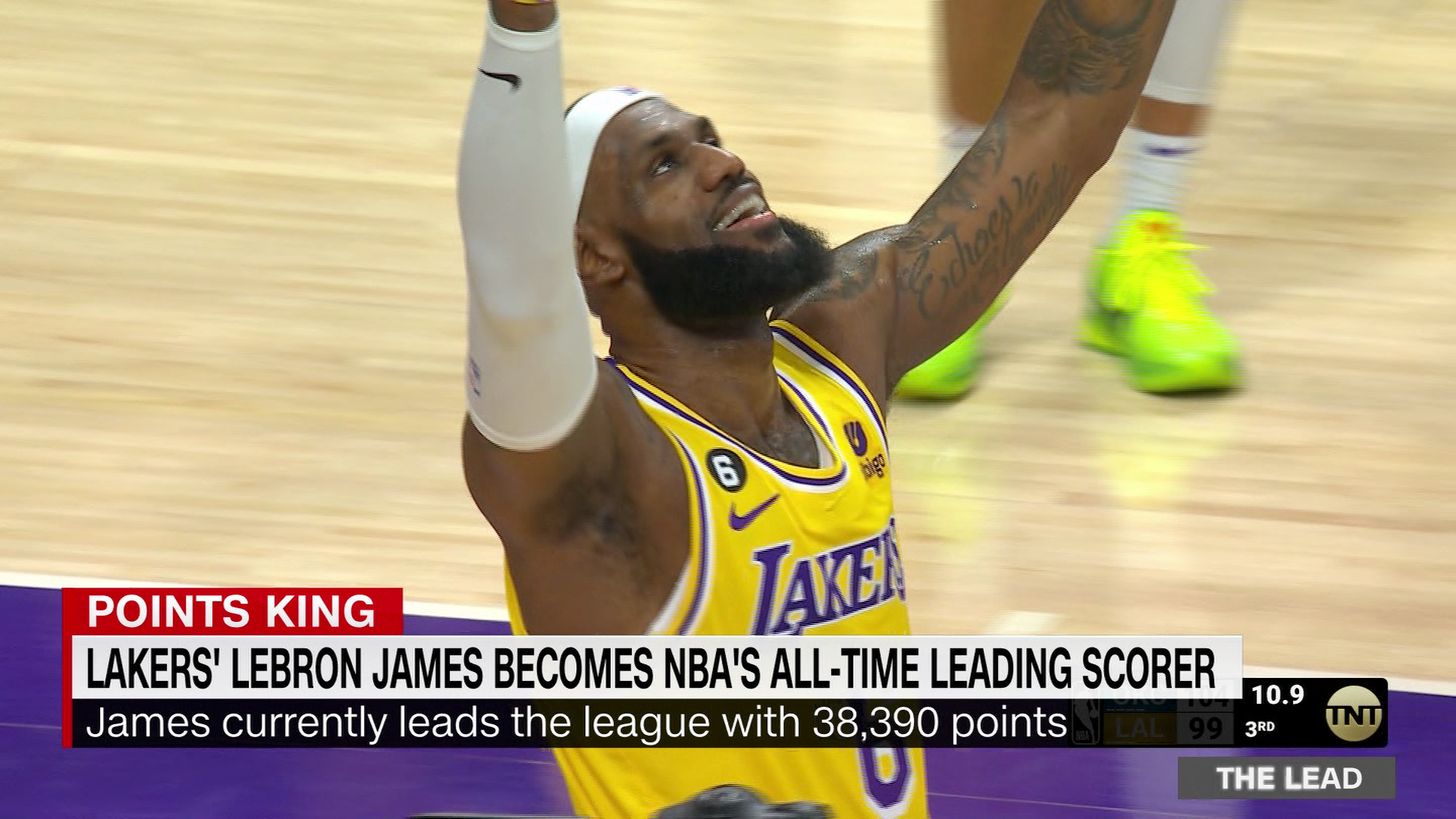 LeBron James King James All Time NBA Points Leader Home Decor